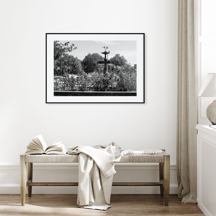 Wicker Park Landscape B&W Poster
