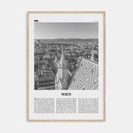 Wien Travel B&W Poster