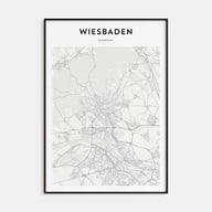 Wiesbaden Map Portrait Poster