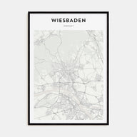Wiesbaden Map Portrait Poster