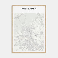 Wiesbaden Map Portrait Poster