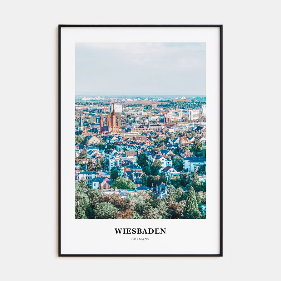 Wiesbaden Portrait Color Poster
