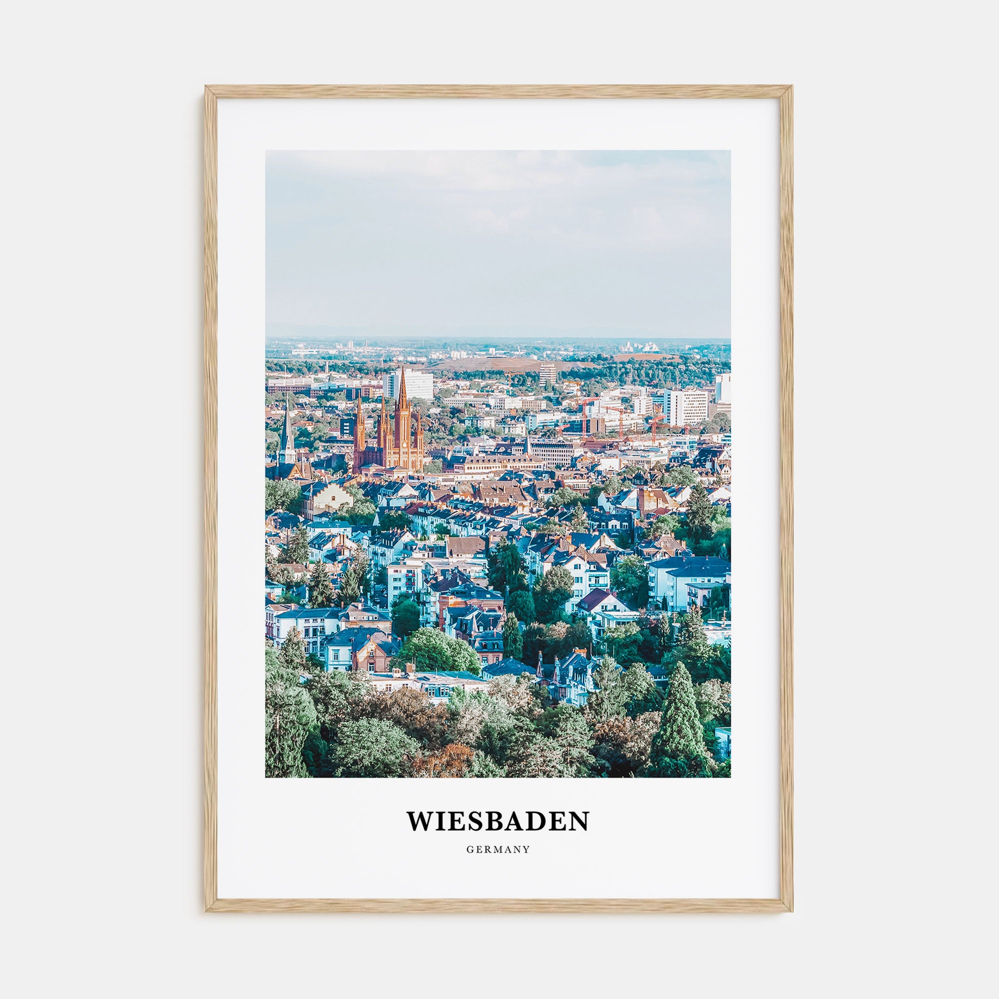 Wiesbaden Portrait Color Poster