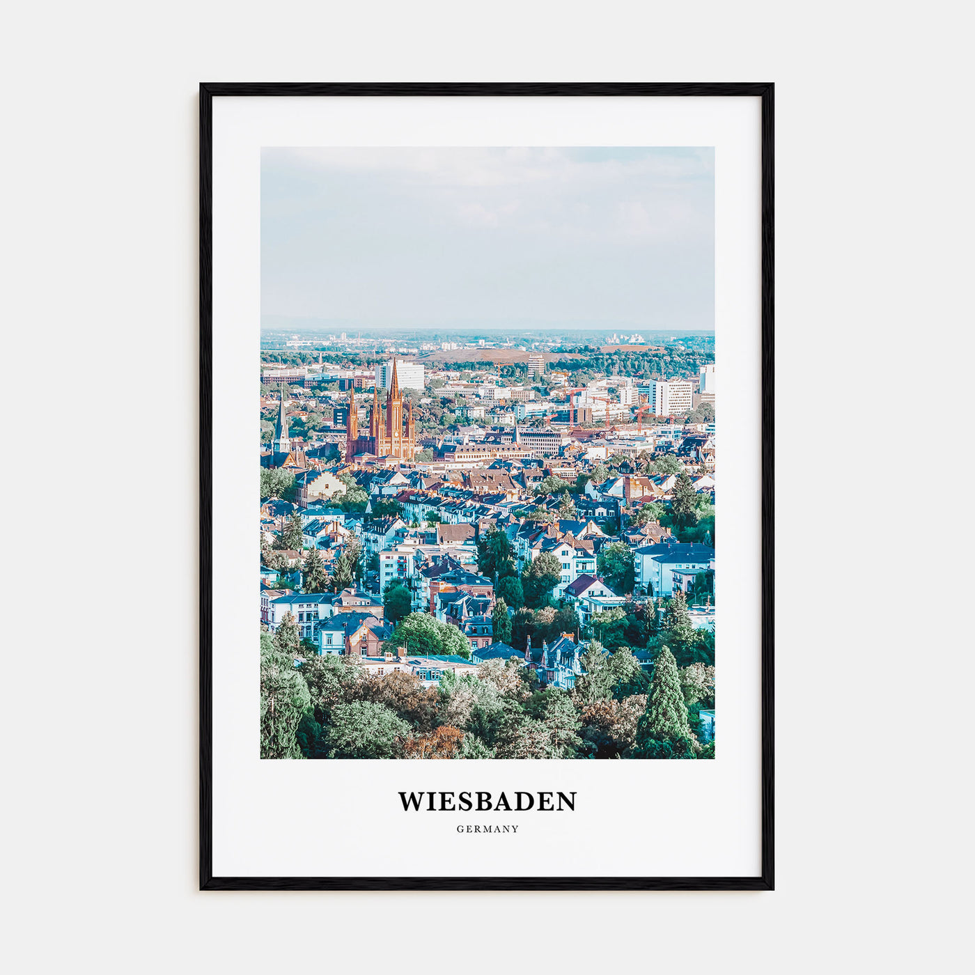 Wiesbaden Portrait Color Poster