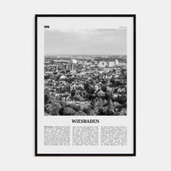 Wiesbaden Travel B&W Poster