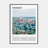Wiesbaden Travel Color Poster