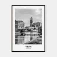 Wigan Portrait B&W Poster