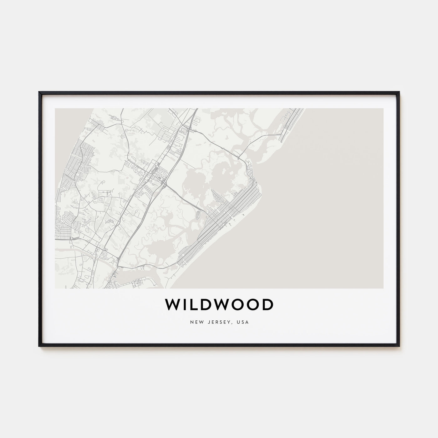 Wildwood Map Landscape Poster