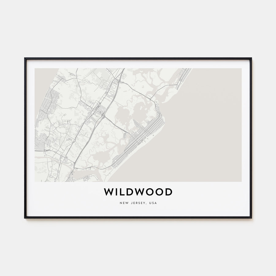 Wildwood Map Landscape Poster