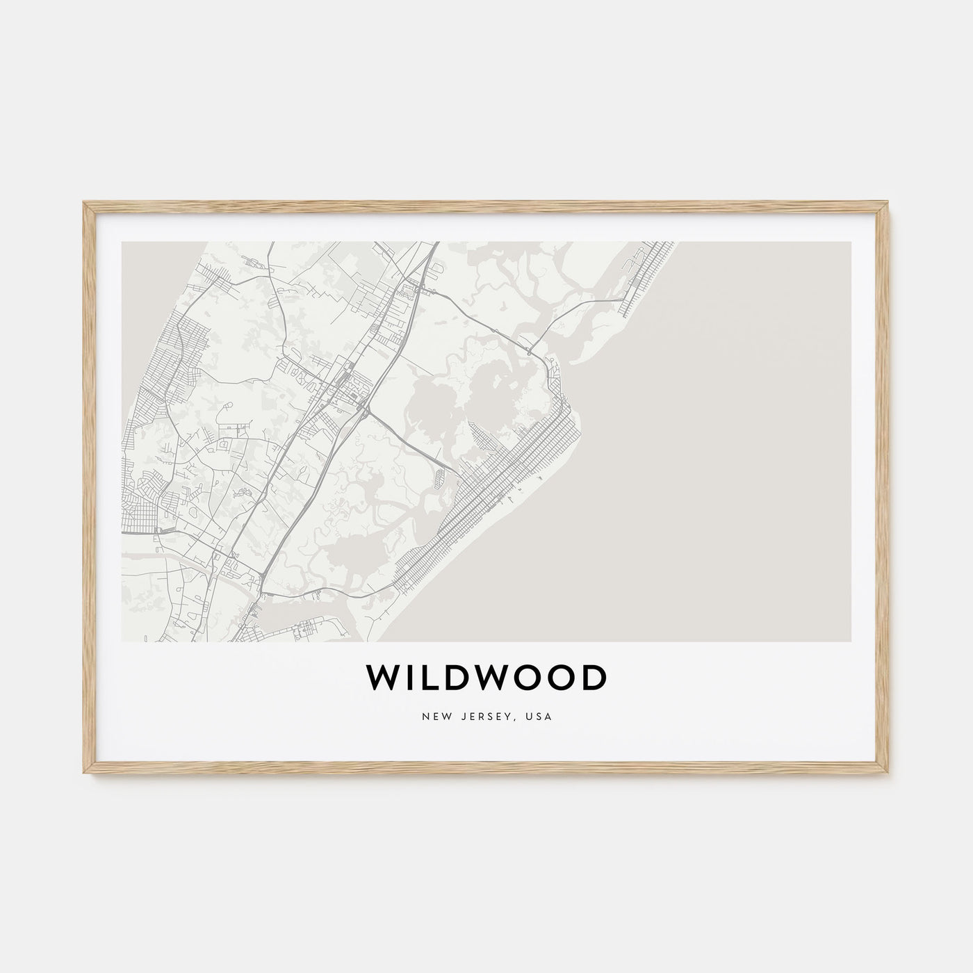 Wildwood Map Landscape Poster