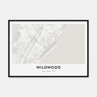 Wildwood Map Landscape Poster