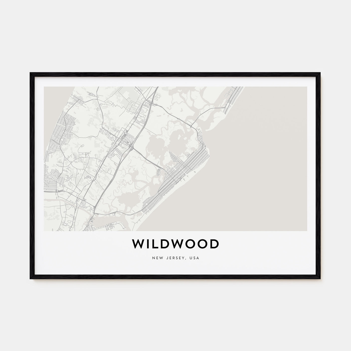 Wildwood Map Landscape Poster