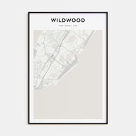 Wildwood Map Portrait Poster