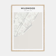 Wildwood Map Portrait Poster