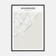 Wildwood Map Portrait Poster