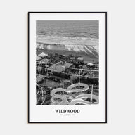 Wildwood Portrait B&W Poster