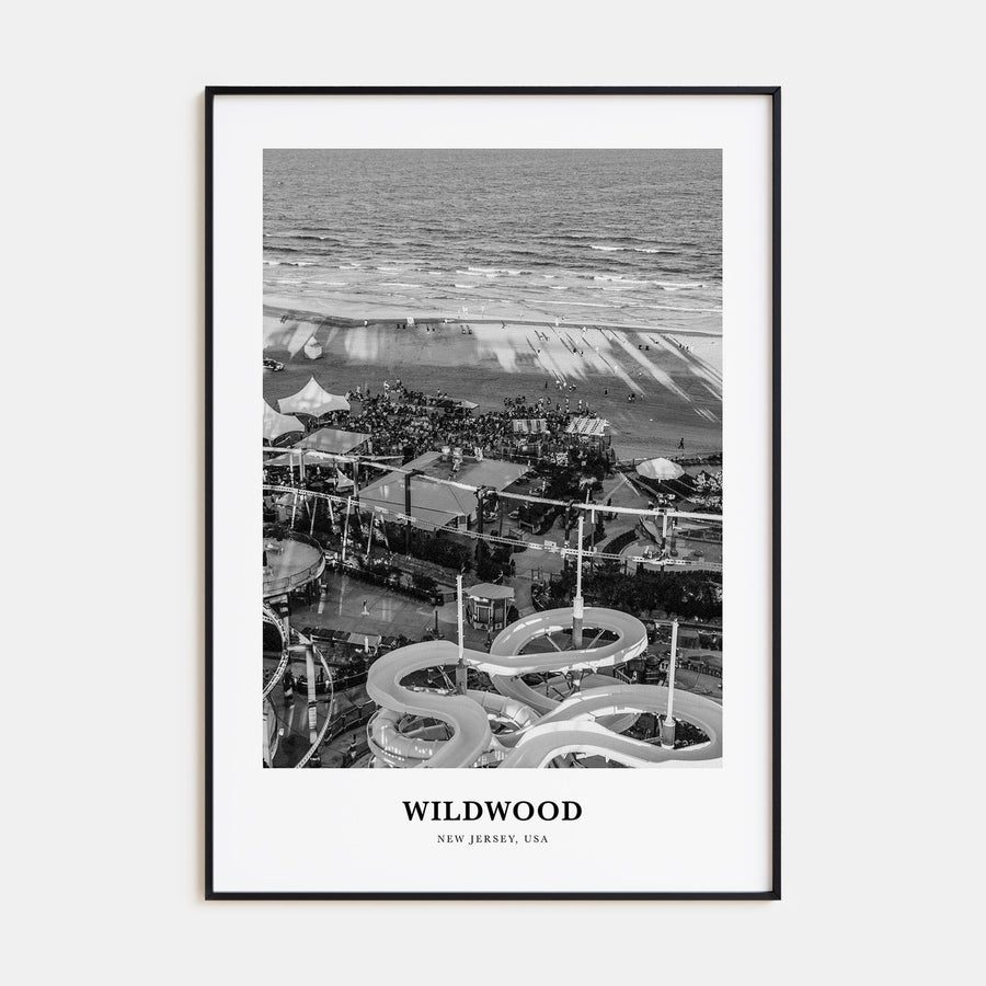 Wildwood Portrait B&W Poster