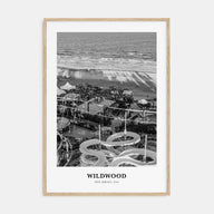 Wildwood Portrait B&W Poster