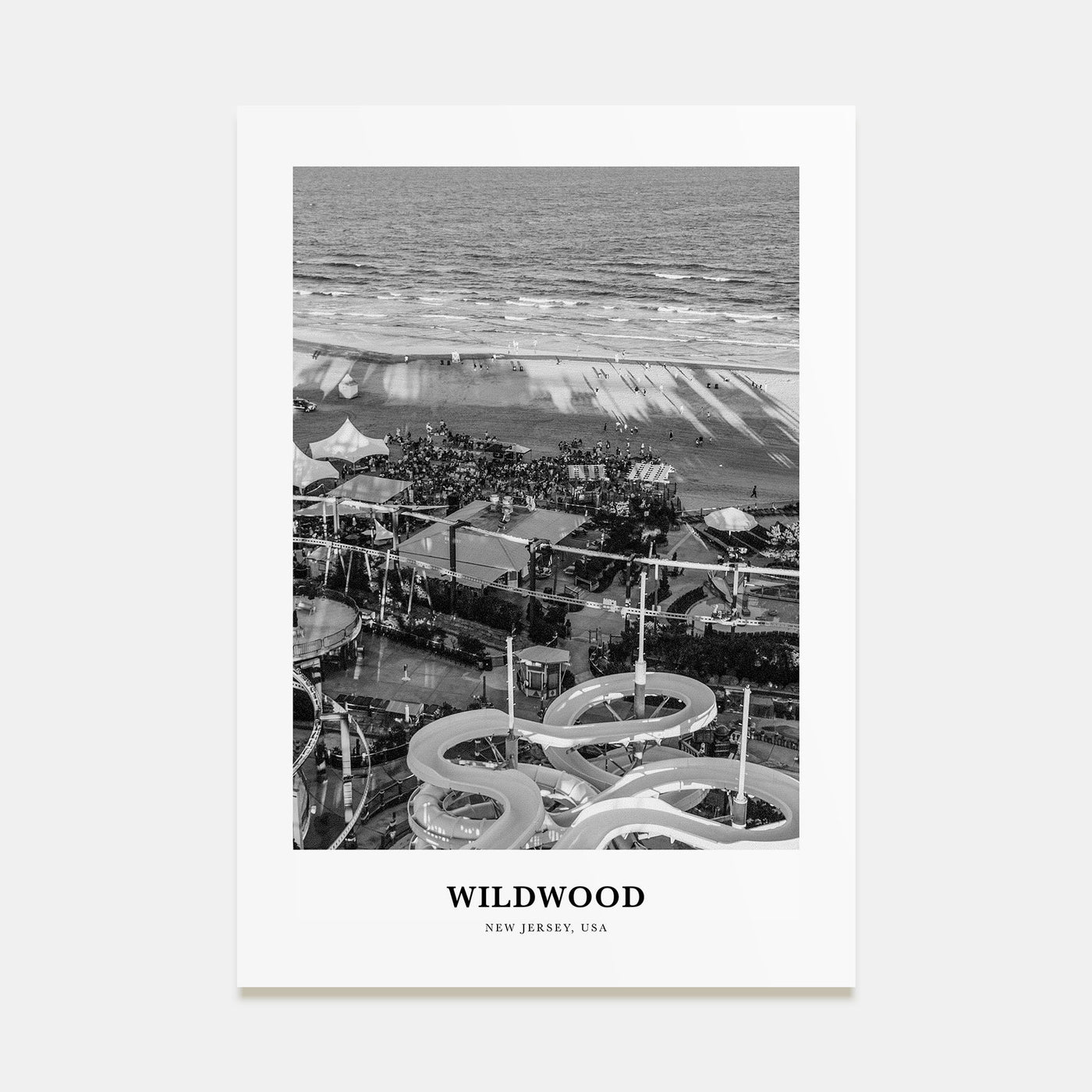 Wildwood Portrait B&W Poster
