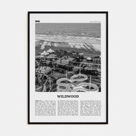 Wildwood Travel B&W Poster