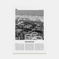 Wildwood Travel B&W Poster