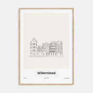 Willemstad Drawn Poster