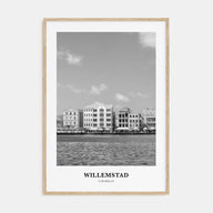 Willemstad Portrait B&W Poster