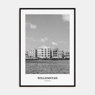Willemstad Portrait B&W Poster
