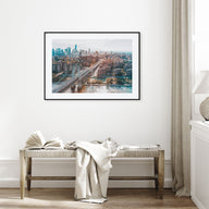 Williamsburg, New York Landscape Color Poster