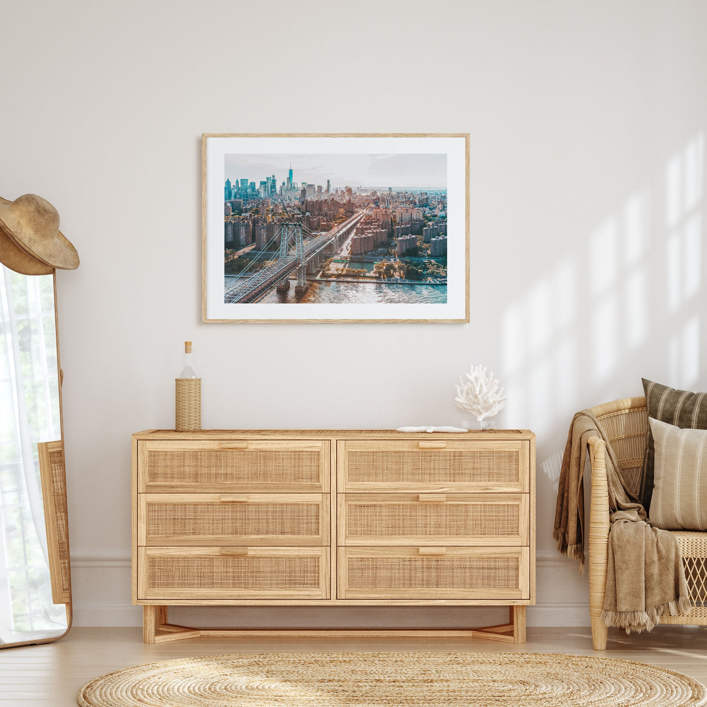 Williamsburg, New York Landscape Color Poster