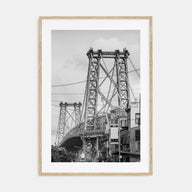 Williamsburg, New York Photo B&W Poster