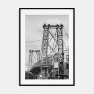 Williamsburg, New York Photo B&W Poster