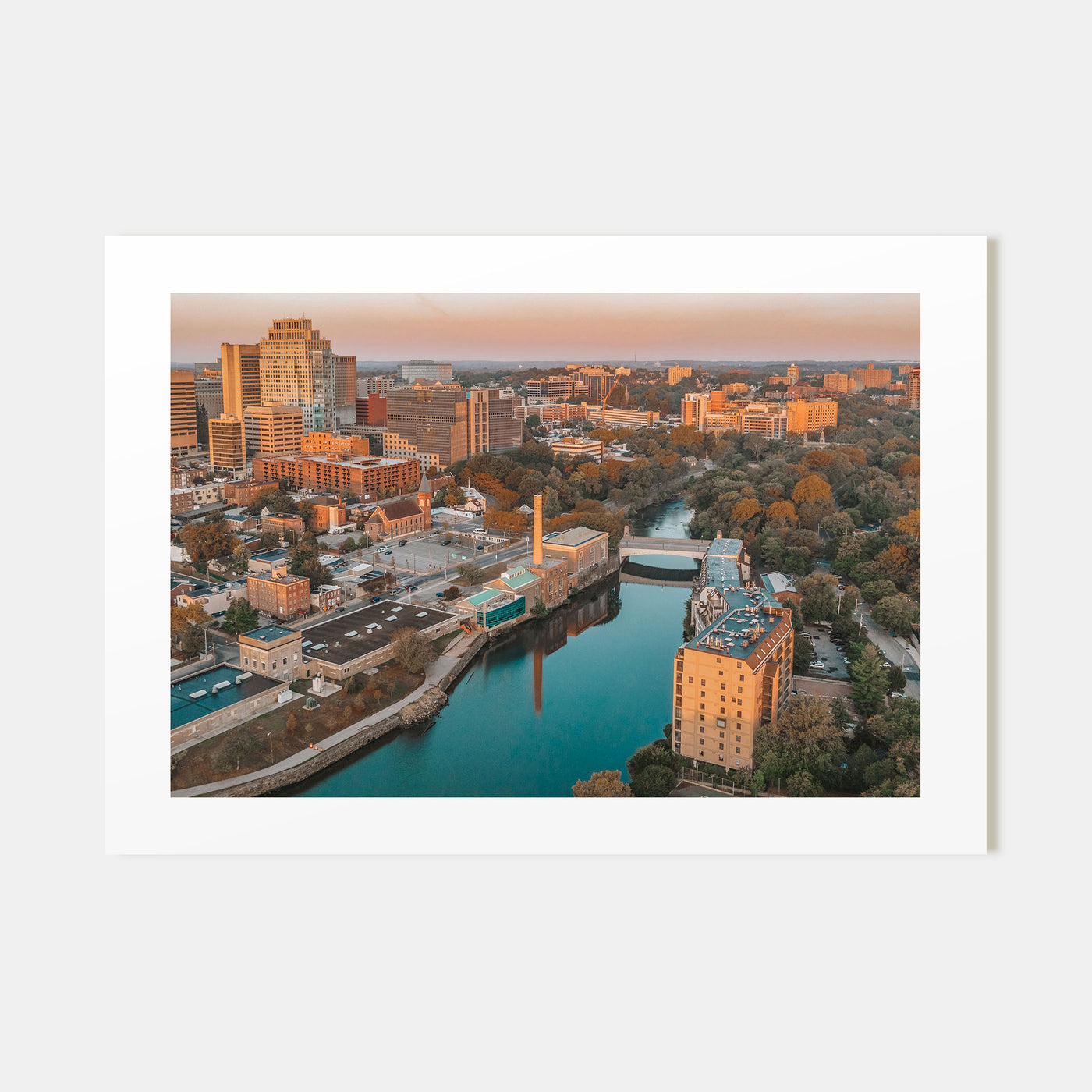 Wilmington, Delaware Landscape Color Poster