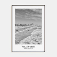 Wilmington, North Carolina Portrait B&W No 1 Poster