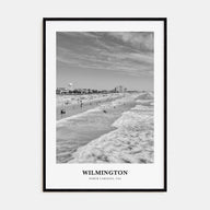 Wilmington, North Carolina Portrait B&W No 1 Poster