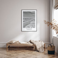 Wilmington, North Carolina Portrait B&W No 1 Poster
