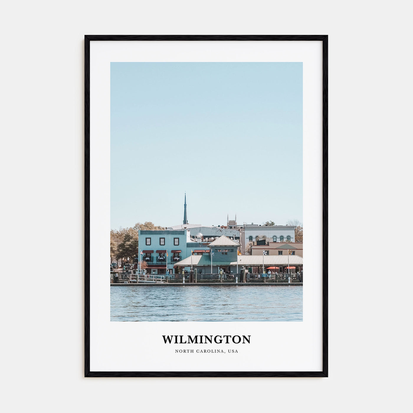 Wilmington, North Carolina Portrait Color Poster