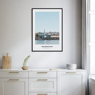 Wilmington, North Carolina Portrait Color Poster