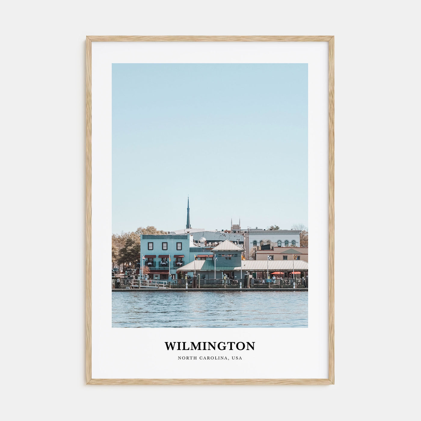 Wilmington, North Carolina Portrait Color Poster