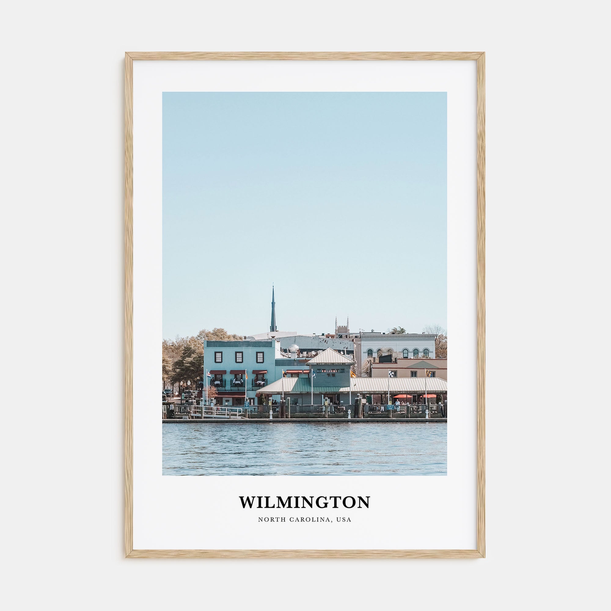 Wilmington, North Carolina Portrait Color Poster