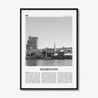 Wilmington Print Black and White North Carolina No 2, Wilmington Wall Art, Wilmington Poster, Wilmington Photo, Wilmington Wall Décor, USA