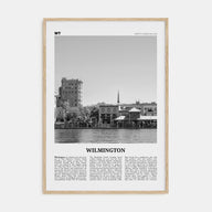 Wilmington, North Carolina Travel B&W No 2 Poster