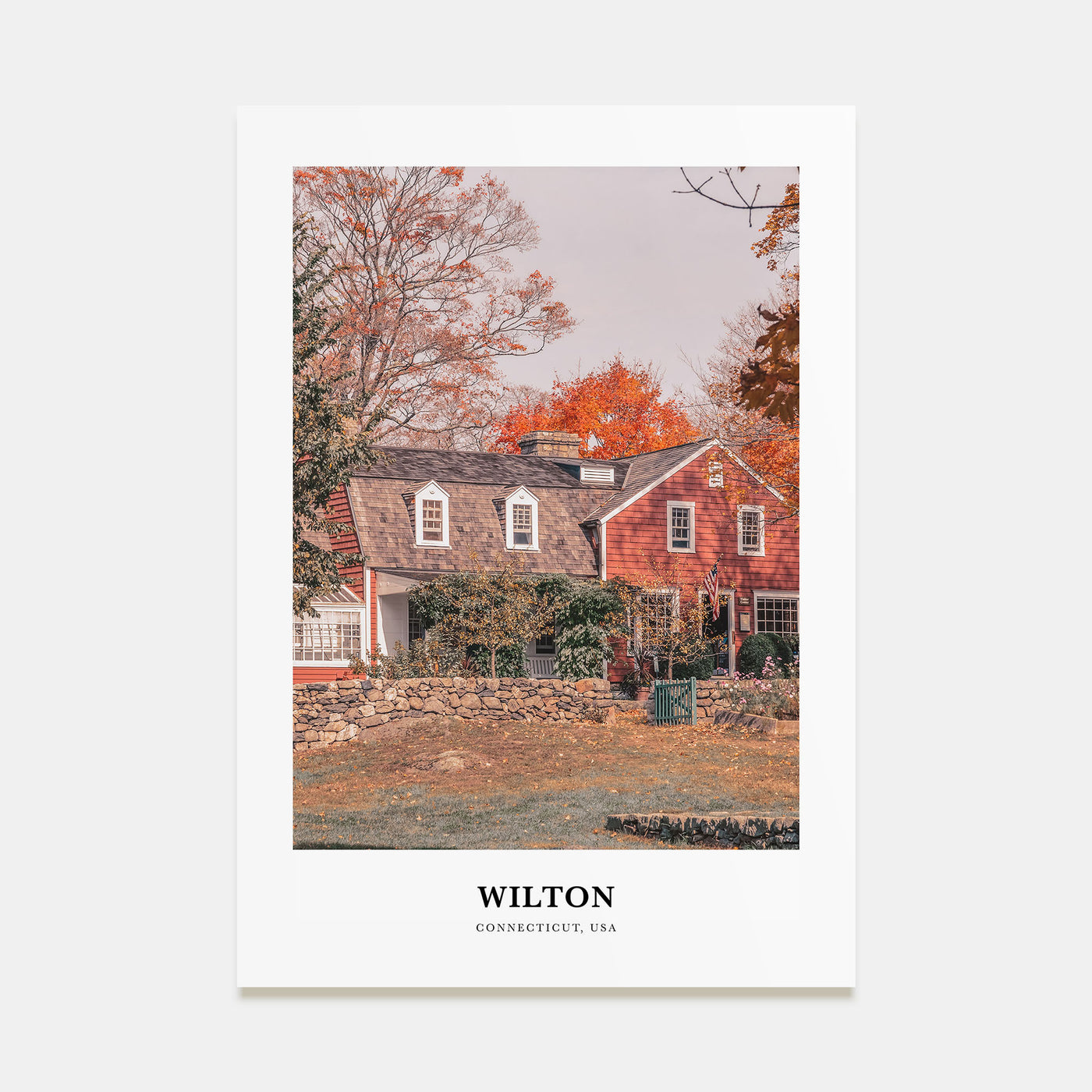 Wilton Portrait Color Poster