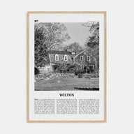 Wilton Travel B&W Poster