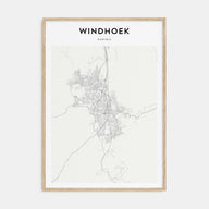 Windhoek Map Portrait Poster