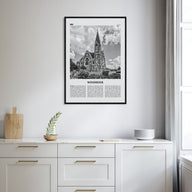 Windhoek Travel B&W Poster