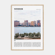 Windsor, Canada Travel Color Poster