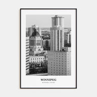 Winnipeg Portrait B&W No 1 Poster