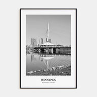 Winnipeg Portrait B&W No 2 Poster