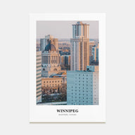 Winnipeg Portrait Color No 2 Poster